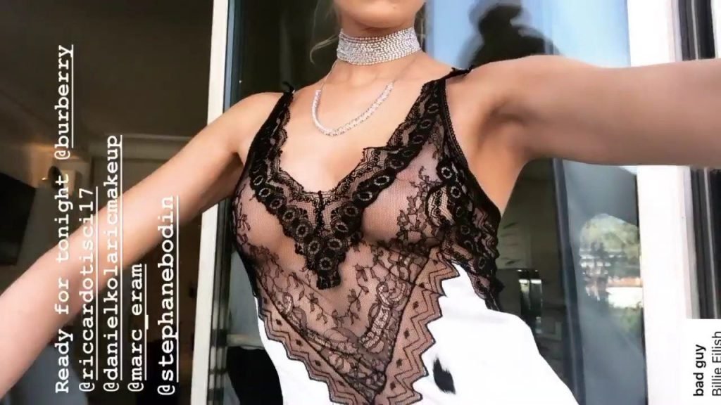 Stella Maxwell See Through  Nude