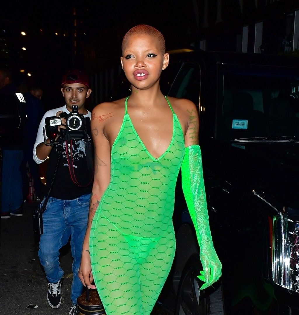 Slick Woods See Through Nude