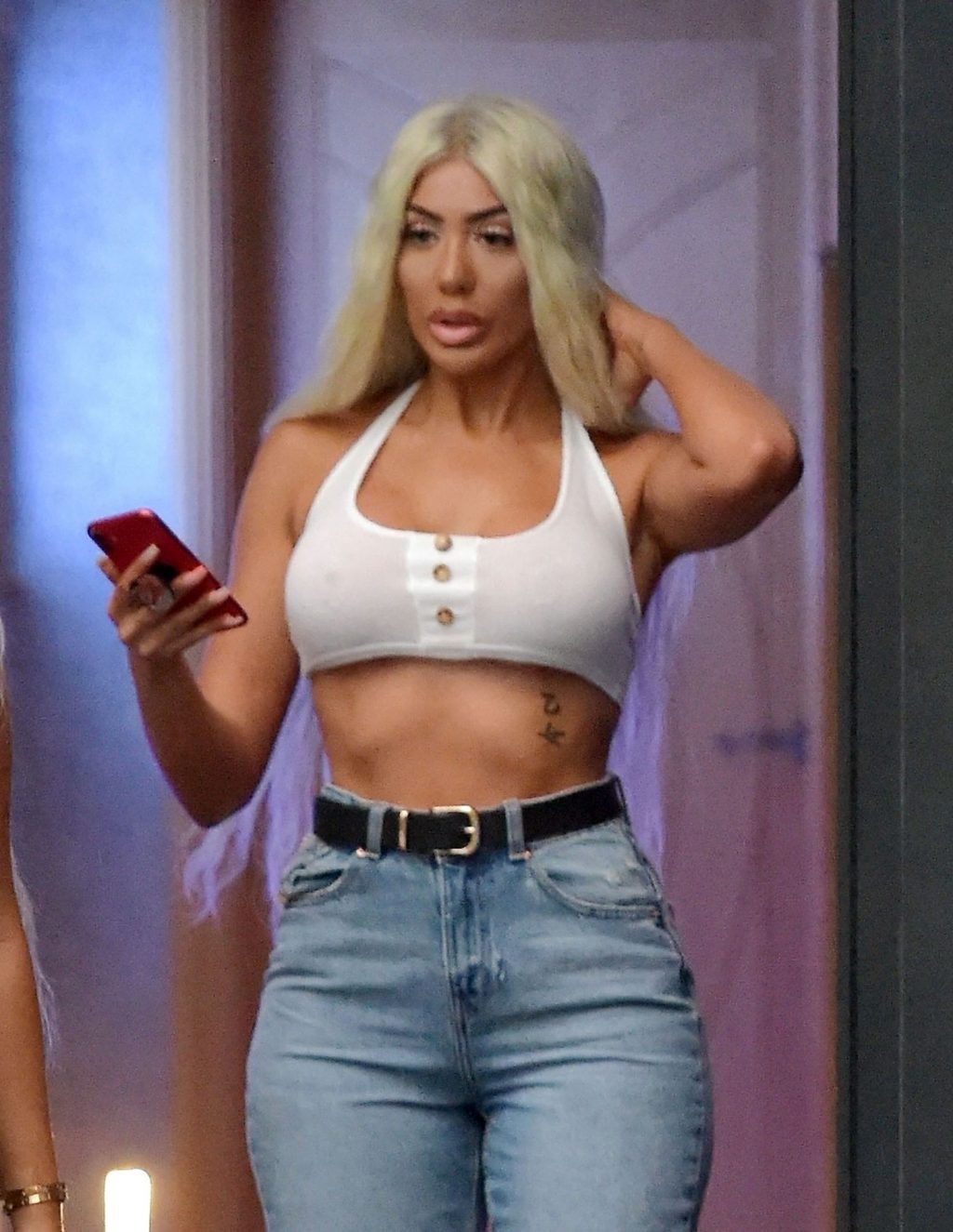 Chloe Ferry Braless