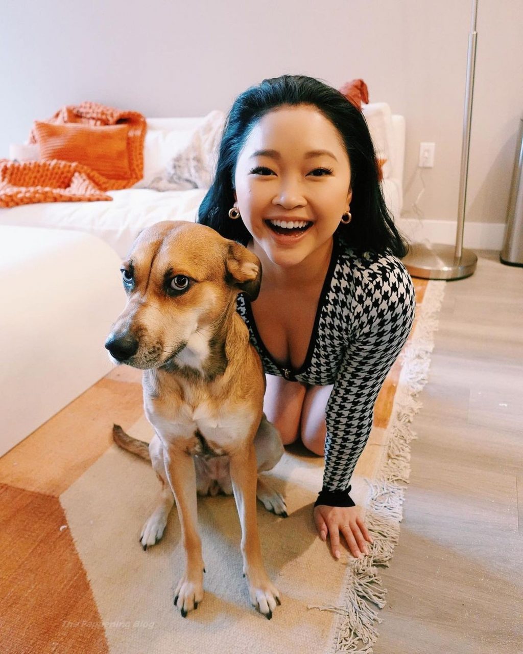 Lana Condor Sexy Cleavage
